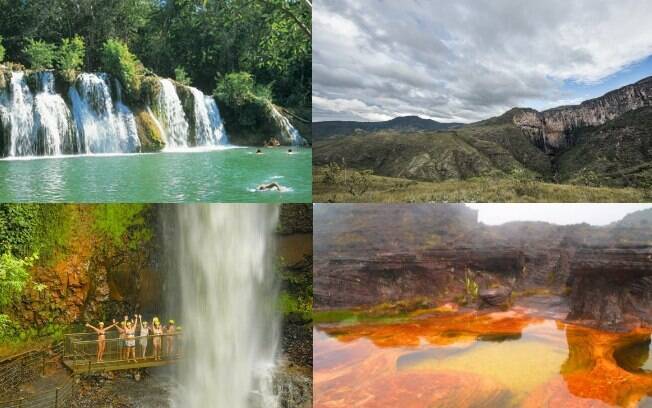Cachoeiras e piscinas naturais são tudo o que você precisa para fugir do calor sem sair do Brasil em busca do inverno