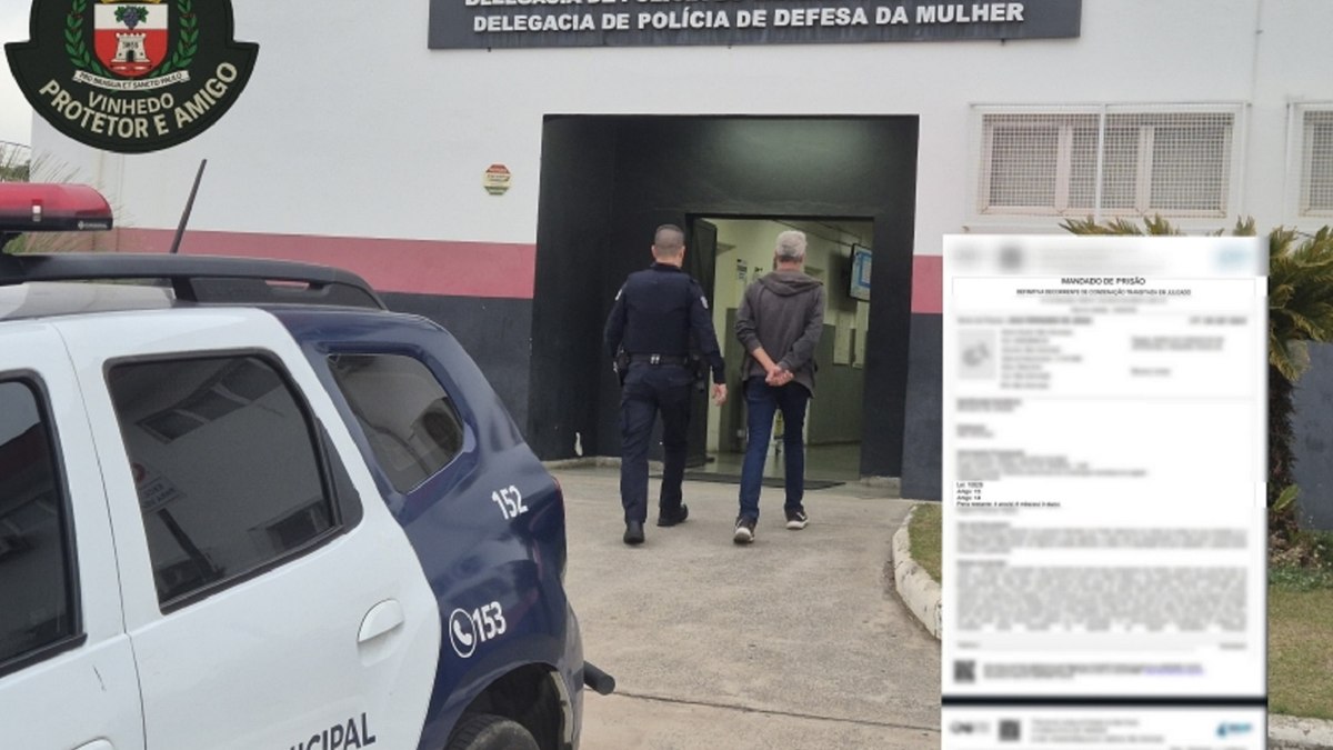 Homem recebeu voz de prisão e foi conduzido à Delegacia de Polícia Homem recebeu voz de prisão e foi conduzido à Delegacia de Polícia