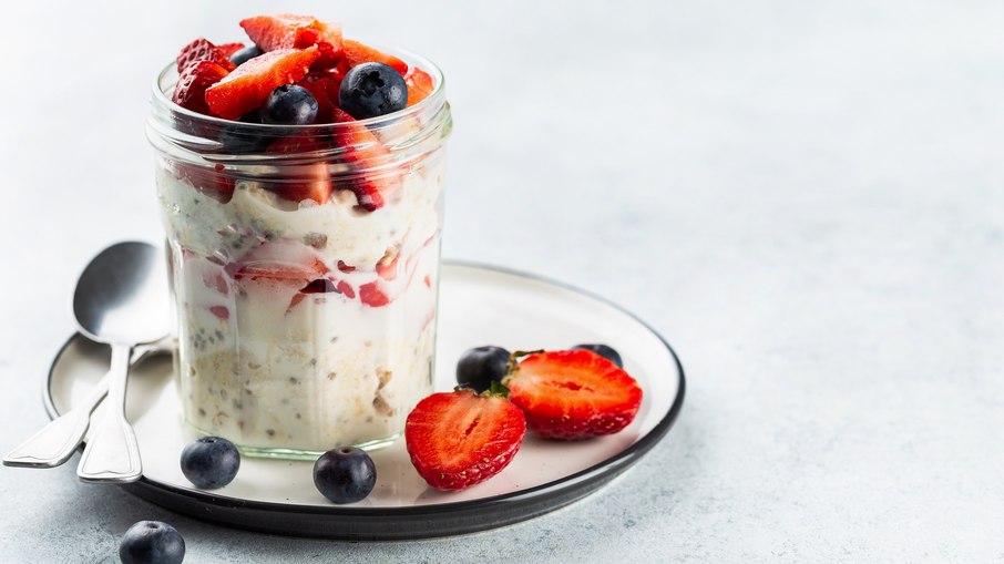 Overnight oats antioxidante