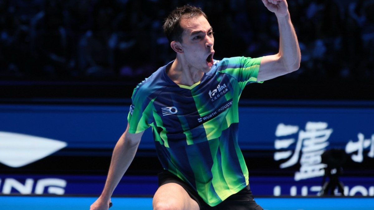 Hugo Calderano segue vivo no torneio chinês