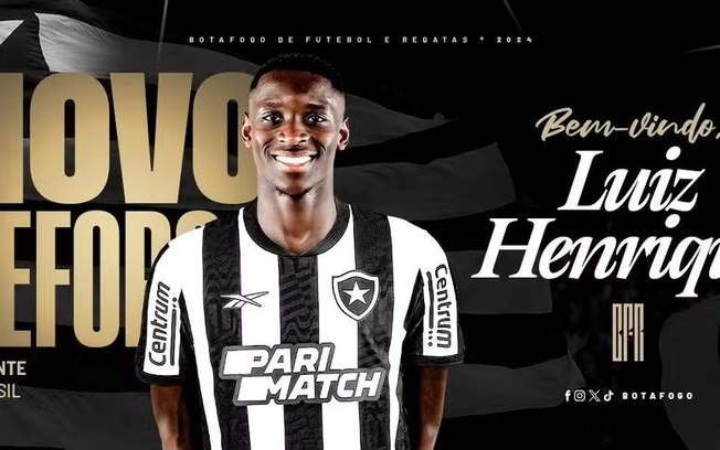 Luiz Henrique aparece no BID e já pode estrear pelo Botafogo