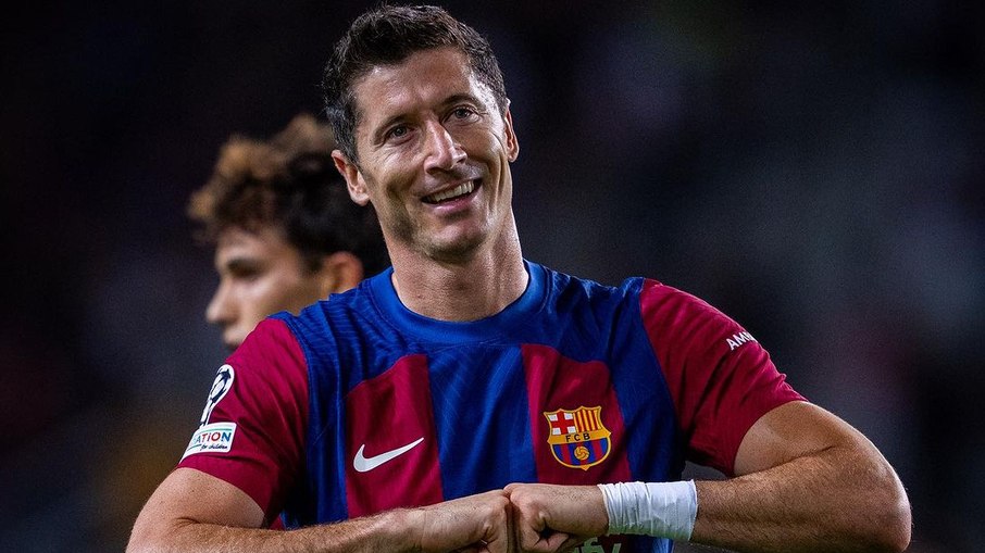 Robert Lewandowski é o principal nome do ataque blaugrana