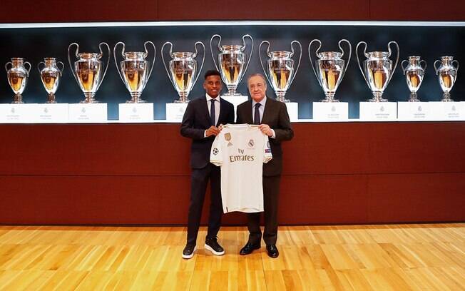 Rodrygo foi apresentado no Real Madrid