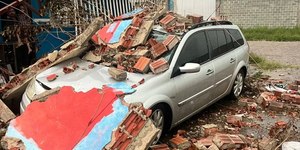 Tornado atinge São José dos Pinhais e causa danos no Paraná