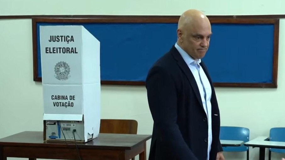 Alexandre de Moraes votou em São Paulo Alexandre de Moraes votou em São Paulo