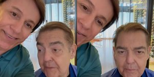 Após afastamento, Faustão surge com Tom Cavalcante: “Agradecendo"