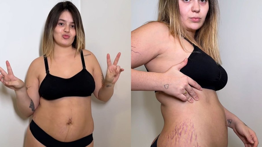 Viih Tube gravou novo 'tour' do corpo após um mês do parto