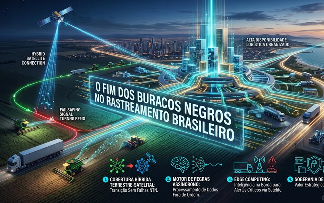 Satélite redesenha rastreamento em 80% do Brasil Satélite redesenha rastreamento em 80% do Brasil