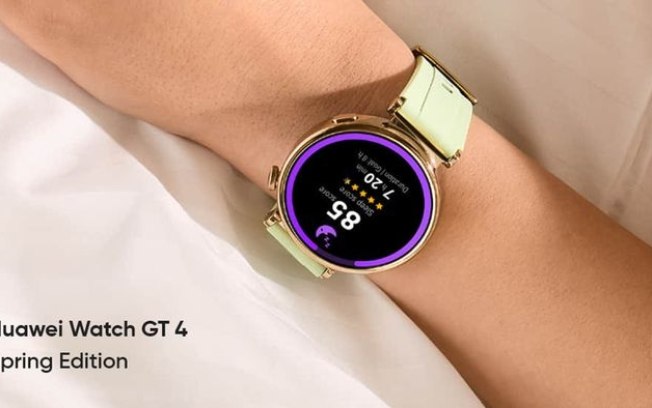 Relógio Huawei Watch GT 4 ganha edição de primavera com novas cores