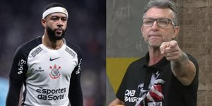 Craque Neto comemora gol de Memphis de forma inusitada