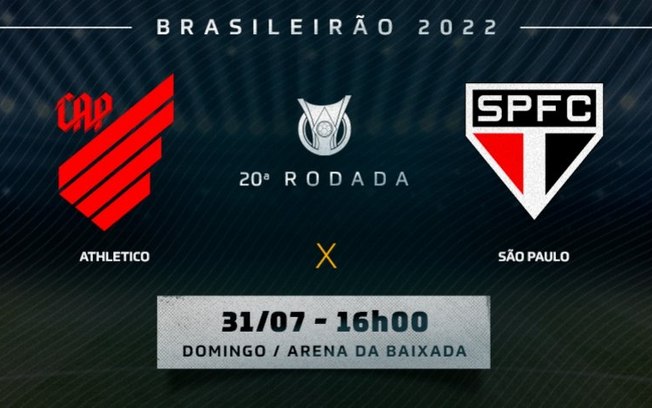 Athletico-PR x São Paulo: prováveis escalações, desfalques e onde assistir ao duelo pelo Brasileirão