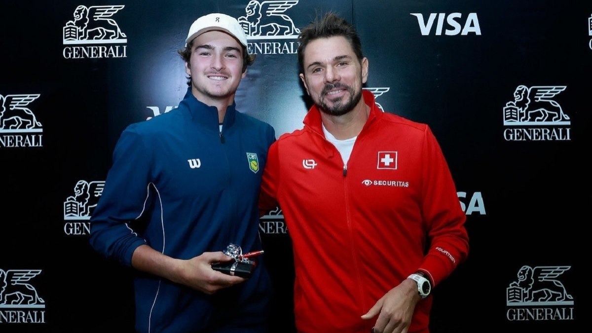 João Fonseca e Stan Wawrinka fazem confronto na Copa Davis João Fonseca e Stan Wawrinka fazem confronto na Copa Davis
