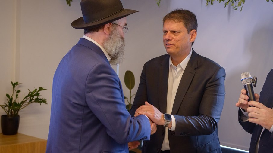 Tarcísio reafirma compromisso com o combate ao antissemitismo Tarcísio reafirma compromisso com o combate ao antissemitismo