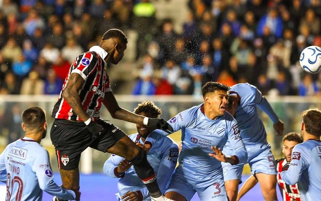 Bolívar e São Paulo ficam no empate pelas oitavas de final da Sul-Americana