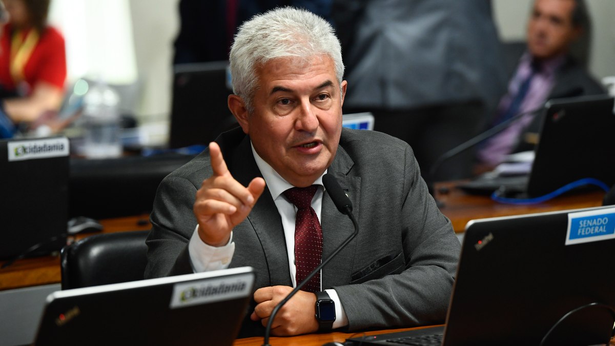 Senador Astronauta Marcos Pontes (PL/SP) durante reunião na Comissão de Assuntos Econômicos (CAE), do Senado