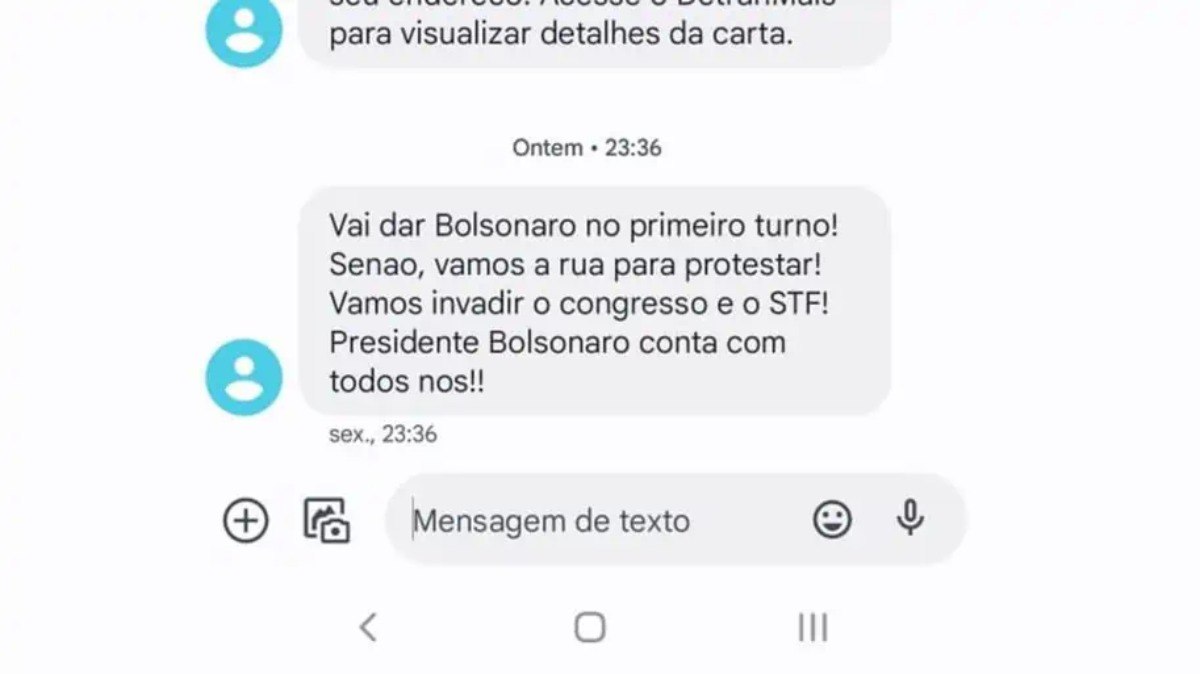 Mensagens incentivavam as pessoas a invadirem o STF no caso de uma eventual derrota de Bolsonaro