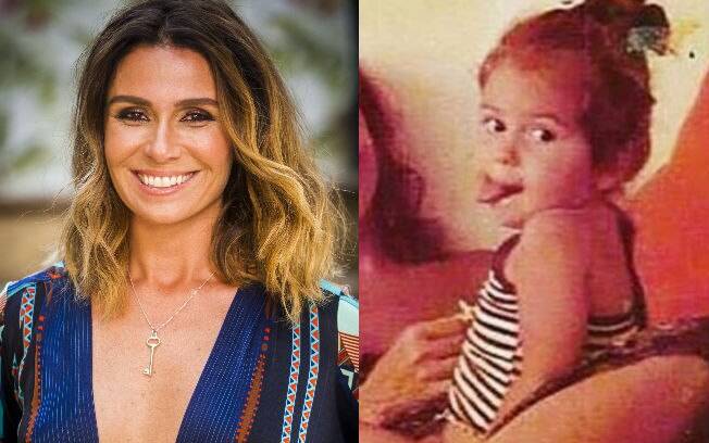 Antes e depois das celebridades: Giovanna Antonelli quando era criança