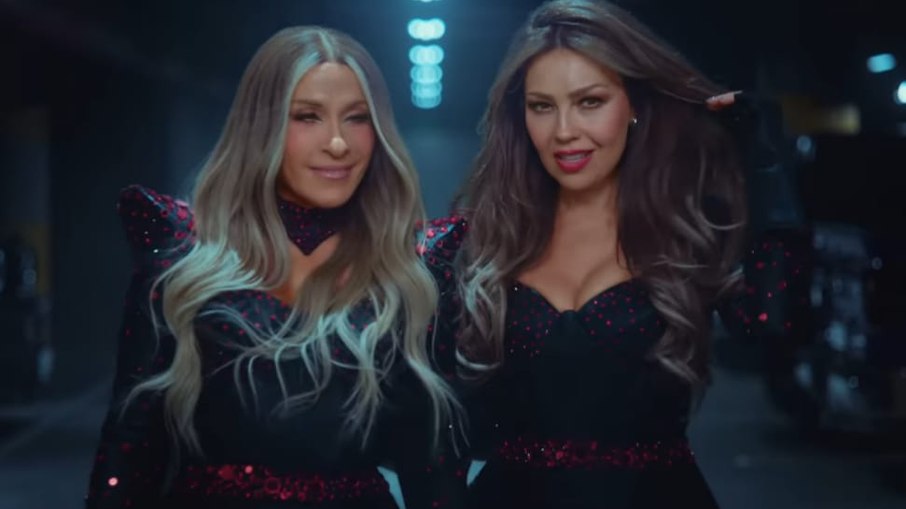 As cantoras Yuri e Thalía As cantoras Yuri e Thalía