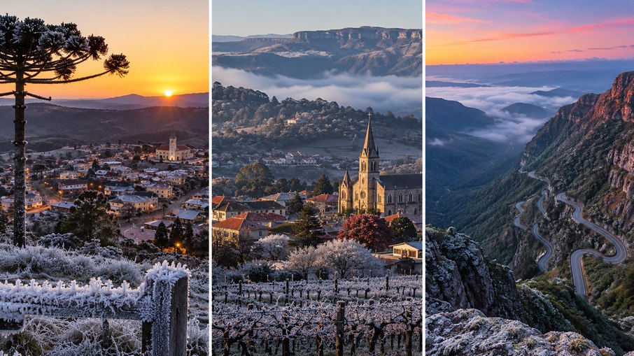 3 cidades mais frias do brasil