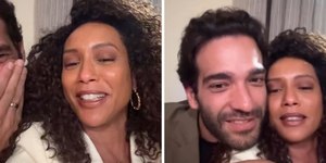 Taís Araujo dá dicas para Carrão disfarçar cabeça grande