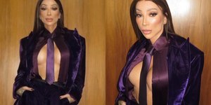 Maya Massafera desfila com look ousado na SPFW: "Diva"