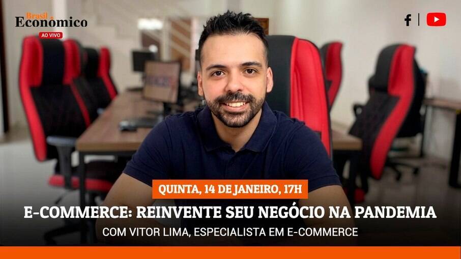 Vitor Lima, especialista em e-commerce, é o convidado do Brasil Econômico Ao Vivo