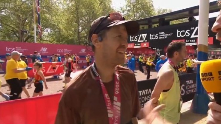 Tetracampeão da Fórmula 1 corre maratona pela primeira vez