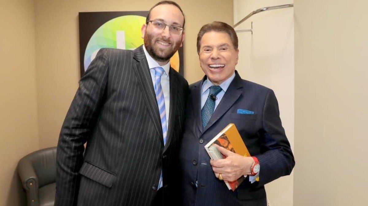 Rav Sany e Silvio Santos - Apresentador optou por uma cerimônia judaica