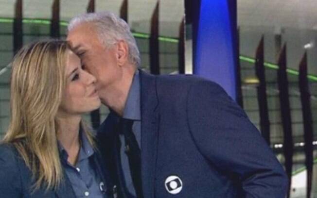 Cris Dias e William Waack