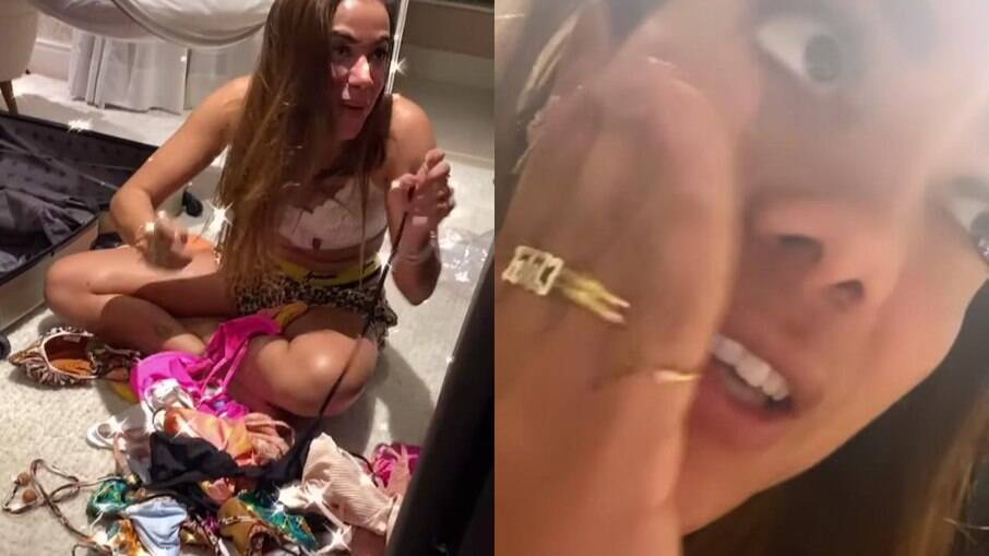 Anitta posta que está fazendo as malas para gravar seu reality