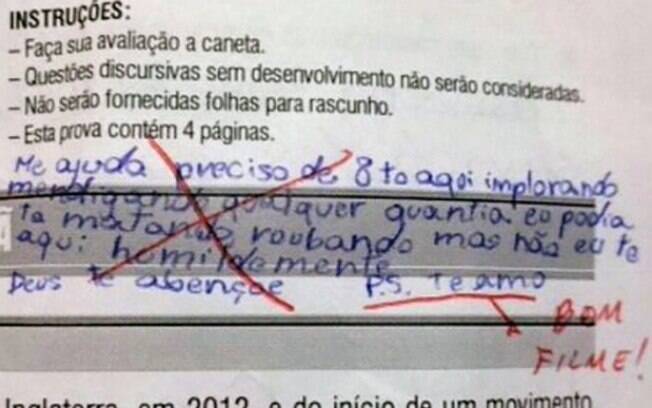 Olha aonde o humilhação própria chega.
