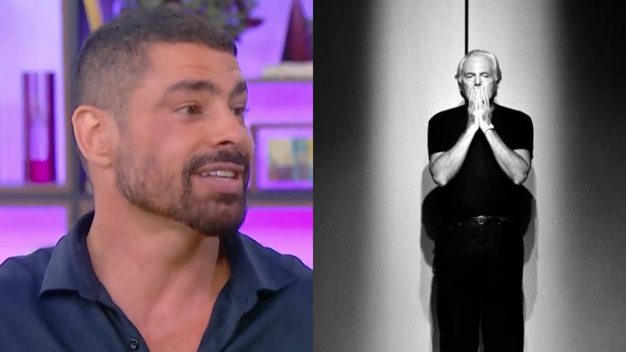 Cauã Reymond e Giorgio Armani