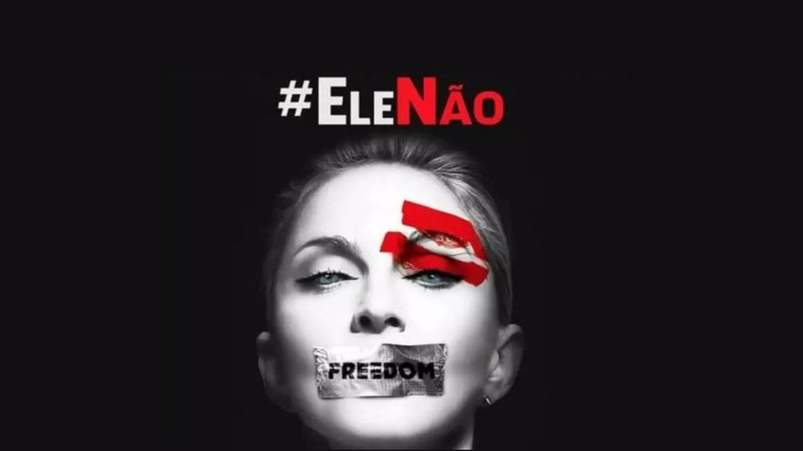Madonna participou do movimento #EleNão