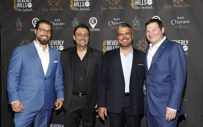 Addam Ottmar, COO, Nino Simone, CEO Fundador, Frederico Lapenda, presidente, Anthony Severin, CFO Beverly Hills Film Festival