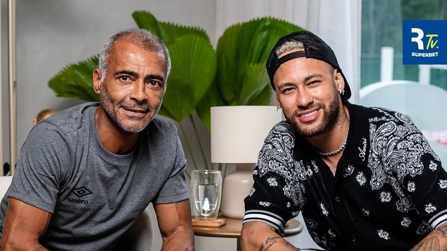 Romário terá Neymar Jr na estreia de seu programa