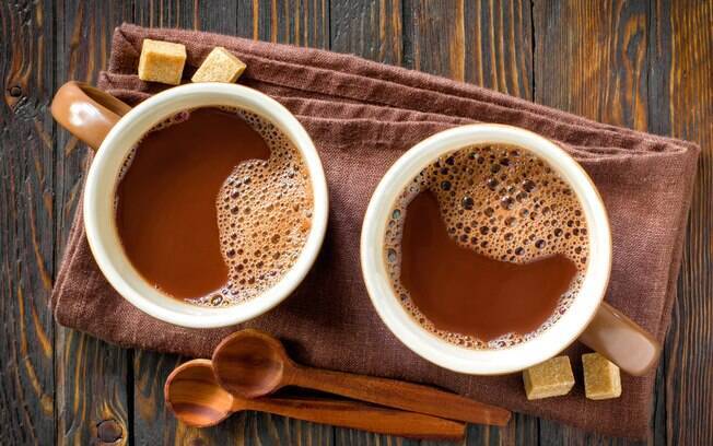 Foto da receita Chocolate quente com açúcar de Coco pronta.