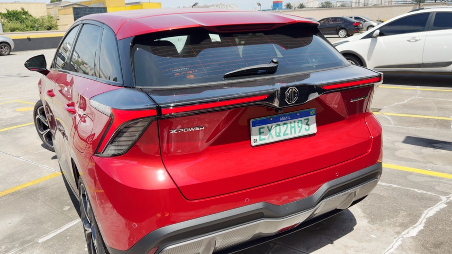 Traseira do MG4 Xpower