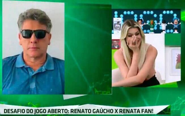 Renato Gaúcho chamou Renata Fan para um encontro