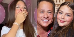 Leonardo choca neta com presente inusitado: "Vai dar para trazer"