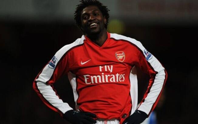 Emmanuel Adebayor defendeu o Arsenal, Tottenham, Manchester City e Crystal Palace na Inglaterra