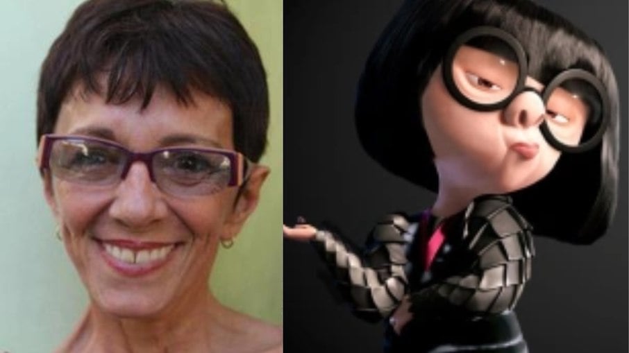 Morre Nádia Carvalho, dubladora da Edna em 'Os Incríveis', aos 67 anos