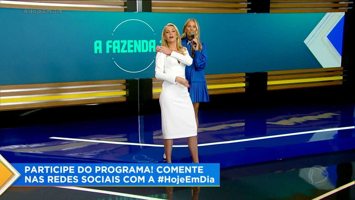 Ana Hickmann e Adriane Galisteu dividiram o palco do 'Hoje em Dia'