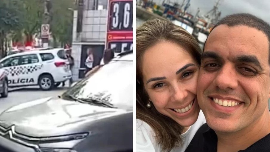 Amanda e Samir em foto publicada nas redes sociais Amanda e Samir em foto publicada nas redes sociais