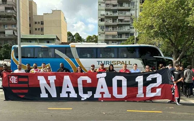 Ação da torcida Nação 12