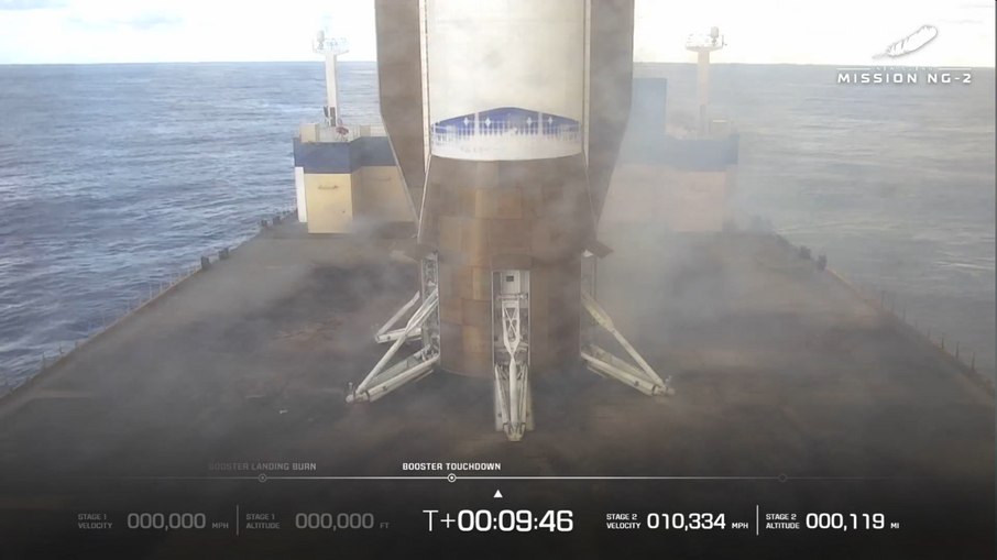 Pouso do propulsor da Blue Origin