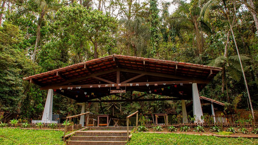 Área para Pic Nic do Polo de Ecoturismo de Itaim em São Paulo