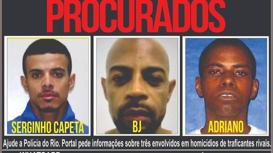 Trio é procurado por homicídio na Região Serrana