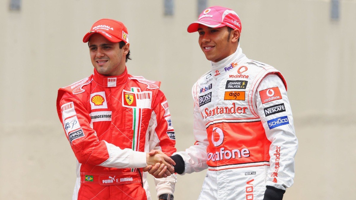 Felipe Massa e Lewis Hamilton