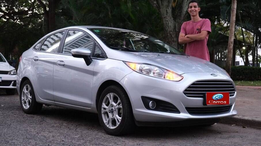 Ford Fiesta Sedan de Antonio Murilo tem boa relação entre custo e benefício e não pretende se desfazer dele tão cedo