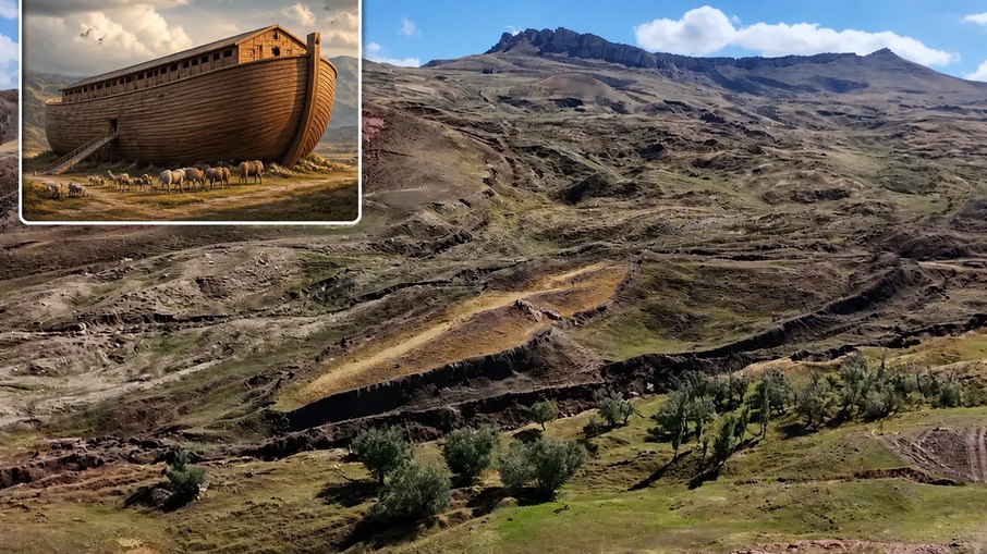 Estrutura curiosa faz pesquisadores voltarem as buscas pela Arca de Noé